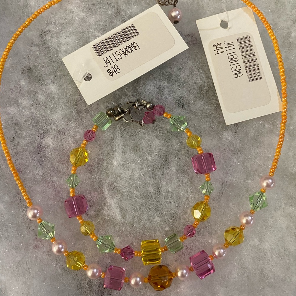 Emily ray necklace and bracelet set